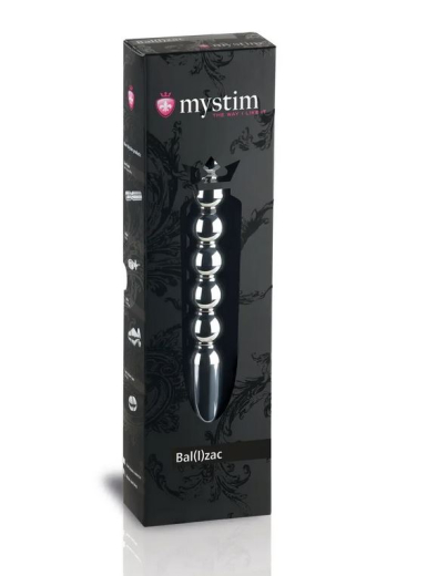 Mystim Ballzac Elektrosex Kugeldildo bipolarer Aluminium E-Stim Dildo von MYSTIM günstig kaufen