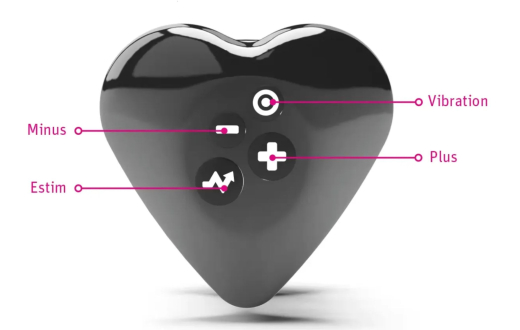 Mystim E-Stim Auflegevibrator Hearts Desire 8x5 Modi wasserdicht USB aufladbar von MYSTIM günstig kaufen