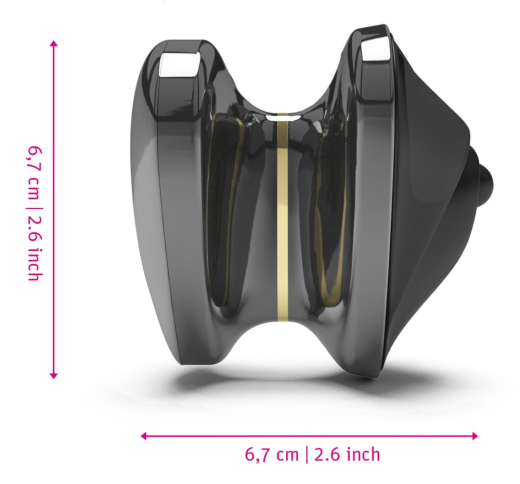 Mystim E-Stim Auflegevibrator Hearts Desire schwarz 8 Vibro- & 5 E-Stim-Modi aufladbar von MYSTIM kaufen