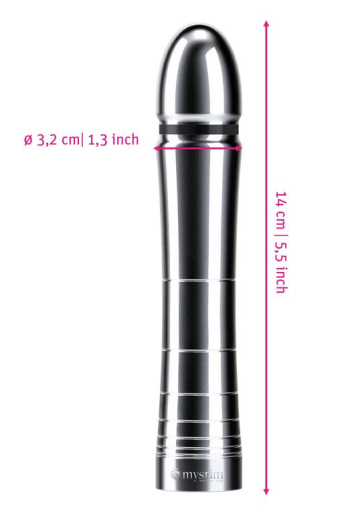 Mystim Glossy Glen Elektrosexdildo 3.2cm schlanker sich verjüngender E-Stim Dildo bipolar von MYSTIM günstig kaufen