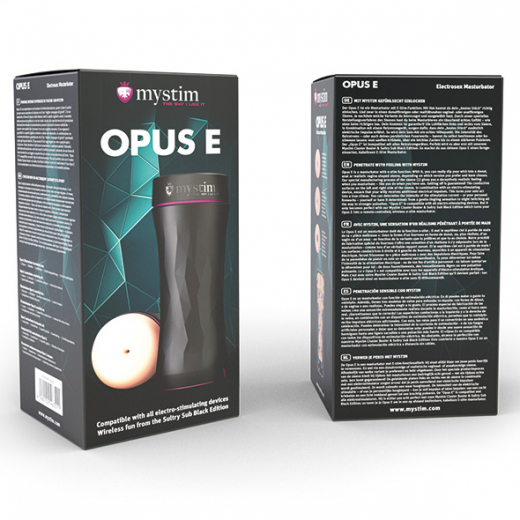 Mystim Opus E-Masturbator Anus Masturbator & E-Stim in Einem texturierte Innenhülle mit Leitflächen von MYSTIM kaufen