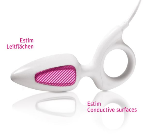 Mystim Romeo Anal & Vaginalsonde leichte Elektrode mit polierten Edelstahl-Leitflächen & Ring-Griff günstig kaufen