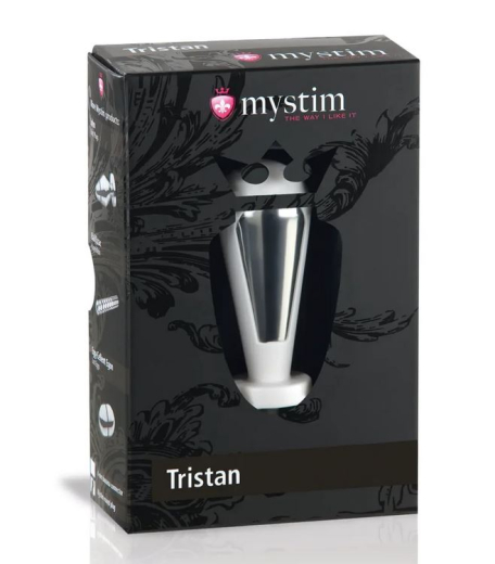 Mystim Tristan Anal & Vaginal Probe w. stainless Steel conductive Surfaces bipolar medical Device by MYSTIM buy cheap