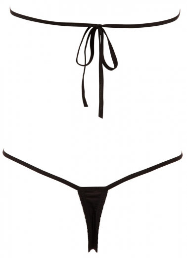 Nackenträger-Body brustfrei schrittoffen Sexbody