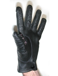 Pin-Gloves Vampire Gloves Leather large