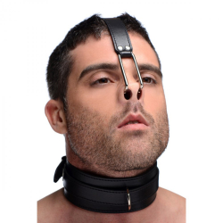 Nasenhaken & Lederhalsband Kombination