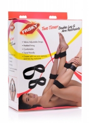 Neopren Arm Bein Doppel Fesseln Two Timer