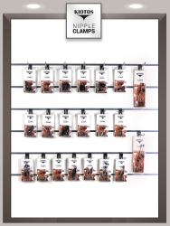 Nippel-Klammern m. Hebel Spezial Edelstahl