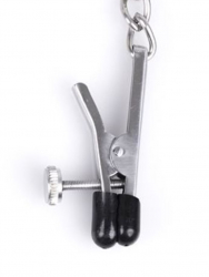 Nippel-Klammern m. Stellschrauben Alligator Edelstahl