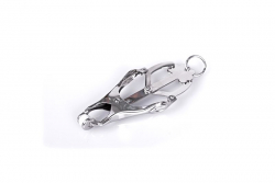 Nipple Clamps Japanese Clover-Clamps w. Rings Stainless Steel