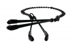 Nippelklammern Pinzettenklemmen Tweezer schwarz