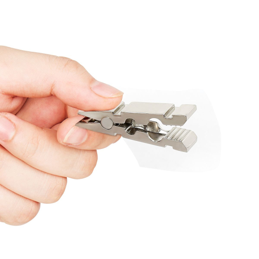 Nippelklemme Wäscheklammer Metall federgeladen