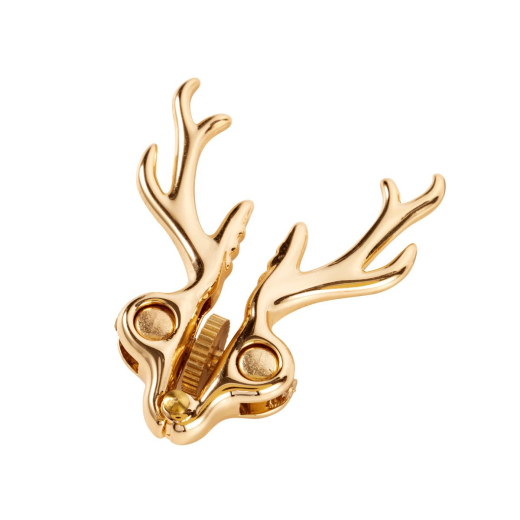 Pinces à tétons réglables avec pendentif cerf doré avec chaînette décorative en design tête de cerf de SEVANDA à bas prix