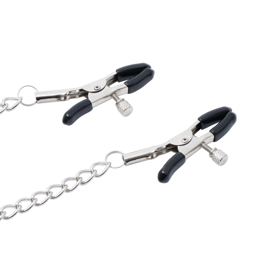 Nipple Clamps adjustable w. Lettering SLAVE