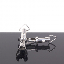 Pinces à tétons vissées avec strass Präzision Acier inoxydable