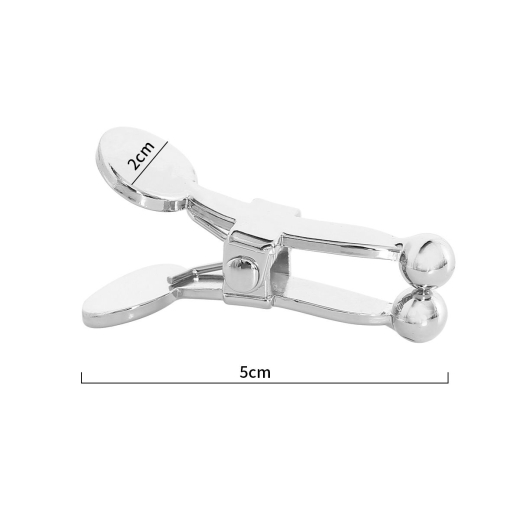 Nipple Clamps Ball-Tips silver Spring-loaded Stainless Steel Clamps non-adjustable buy cheap