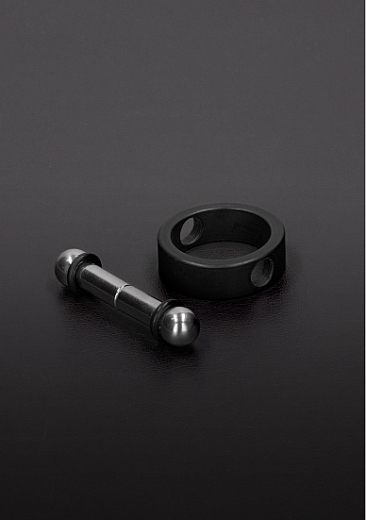 Nipple Clamps Ring shaped magnetic black