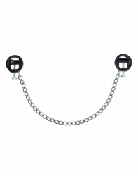 Nippelklemmen rund Nippelpressen m. Metallkette