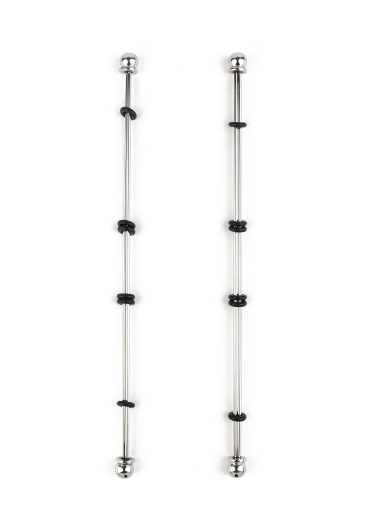 Nippelklemmen Thai Sticks m. Kugeln Edelstahl 20cm Länge mit Stahl-Endkugeln per Gummischieber einstellbar kaufen