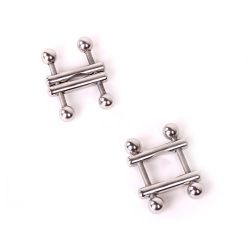 Nippelpressen Doppel-Schraube Edelstahl präzise einstellbare Nippelklammern mit 2 Schrauben mit Endkugeln kaufen