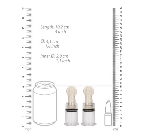 Nippelsauger m. Drehmechanismus Pumped medium Vakuum-Saugnäpfe mit 2.8cm Innendurchmesser von SHOTS kaufen