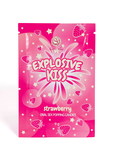 Oralsex Pulver Popping Candies Erdbeere explodierende Kristalle aus Zucker mit Kohlendioxid günstig kaufen