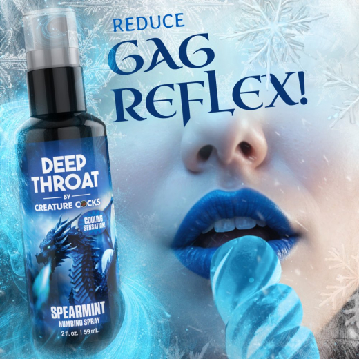 Oralsex Spray desensibilisierend Deep Throat Spearmint 59ml mit 5% Benzocain Rachenspray leicht betäubend kaufen