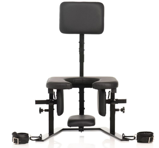 Oralsex-Stuhl einstellbar Pleasure Throne Sitzmöbel mit Handfesseln für Cunnilingus Anilingus Teabagging kaufen