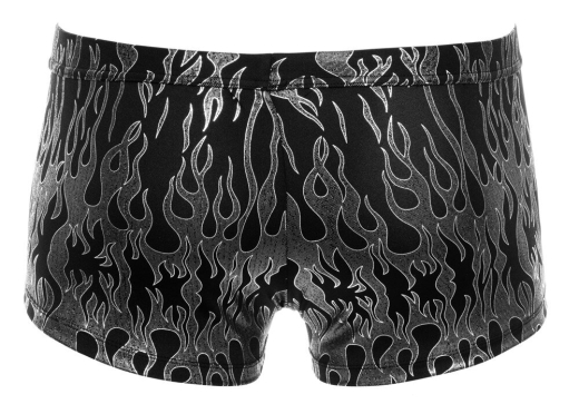 Pants w. Mystic Metallic Design stretchy up to 3XL flames-like Decoration by SVENJOYMENT UNDERWEAR buy cheap