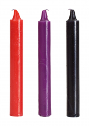Paraffine Bougies compte-gouttes Japanese Drip Candles noir rouge violet