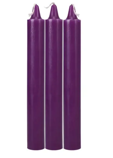 Paraffin Tropfkerzen Japanese Drip Candles violett