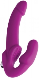 Partner-Vibrator riemenloser Strap-On Dildo Evoke