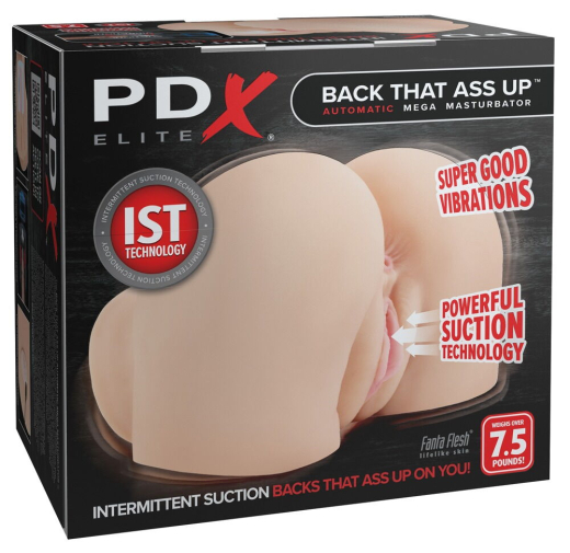 PDX Elite Back That Ass Up Torso m. Saugfunktion & Vibration automatische 6 Saugmodi & 12 Vibrationsmodi kaufen