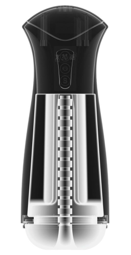 PDX Elite Fap-Gasm Masturbateur à aspiration avec. Vibration 5 modes daspiration & 5 modes vibrants TPE intérieur strié de PIPEDREAM acheter