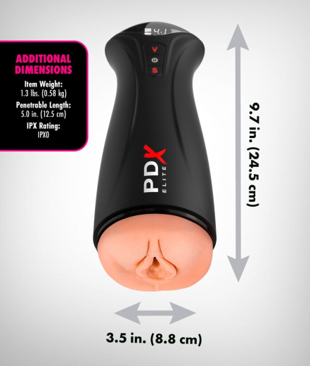PDX Elite Fuck-Gasm automatischer Masturbator mit 5 & 5 Modi per Magnetkontakte aufladbar kaufen