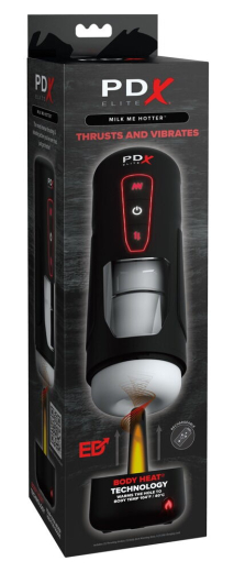 PDX Elite Milk-Me-Hotter Stossmasturbator m. Vibration von PIPEDREAM günstig kaufen