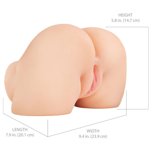 PDX Elite Shake that Ass Masturbator m. Vibration Torso mit extrastarker 10 Modi Vibration von PIPEDREAM günstig kaufen