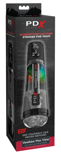 PDX Elite ViewTube MAX Tube Saugmasturbator 4 automatische Saugmodi weiche TPE Innenhülle von PIPEDREAM kaufen