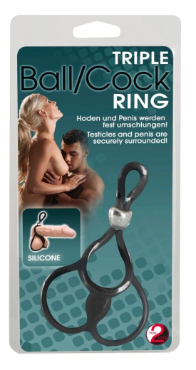 Penis-Hodenring Triple Ball & Cock Ring