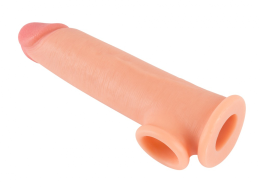 Penis Enlargement-Sheath Liquid Silicone RealistixXx Extension 5cm