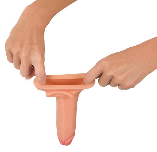 Penis Enlargement-Sheath Liquid Silicone RealistixXx Extension 5cm