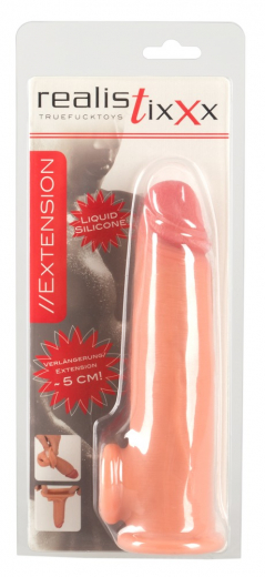 Penis Enlargement-Sheath Liquid Silicone RealistixXx Extension 5cm