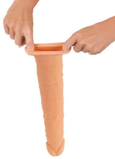 Penis Vergrösserungshülle Nature Skin +7cm hochelastisch sofortige Verlängerung um 7cm & 2cm im Umfang kaufen