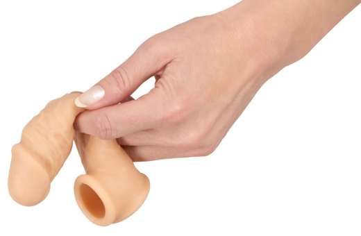Penis Vergrösserungshülle Silikon RealistixXx Extension 5cm