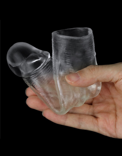 Penis Enlargement-Sleeve transparent 2.5cm TPE