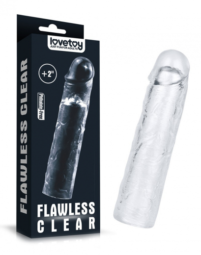 Penis Enlargement-Sleeve transparent 5cm TPE