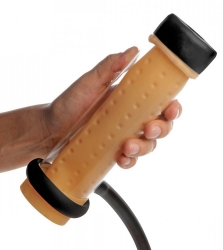 Penis Zylinder gross m. texturiertem Einsatz Zubehör The Milker Sexmaschine