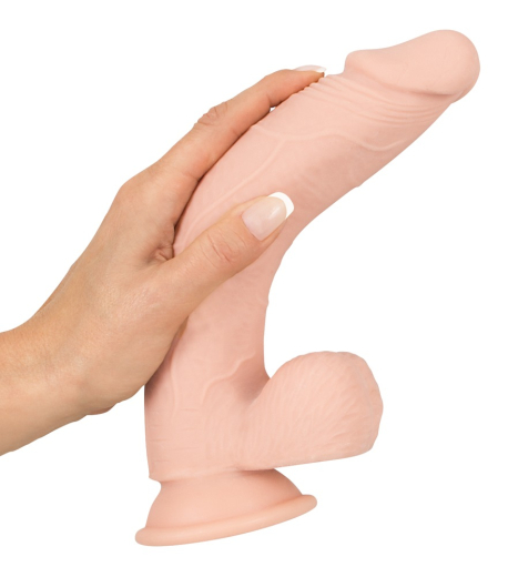 Penisdildo biegsam m. Saugfuss Nature Skin 9.5-Inch grosser Soft-Dildo bis 30 Grad bleibend in Position kaufen