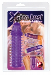 Penis Sleeve w. stimulating Spikes Xtra Lust TPE