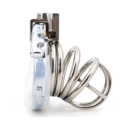 Peniskäfig einstellbar m. internem Schloss Restridick mit Ratschen-Cockring 40mm bis 60mm Umfang einstellbar kaufen